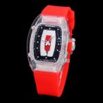 Swiss Replica Richard Mille RM07-02 Transparent Case Diamond Watch 